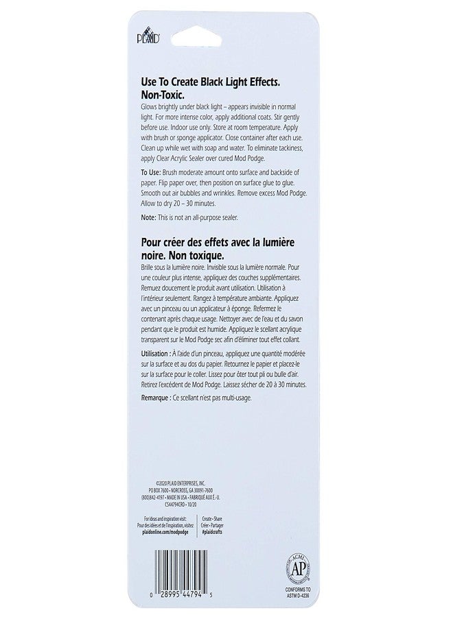Mod Podge Blue Blacklight Sealer, 4 oz - Image 2