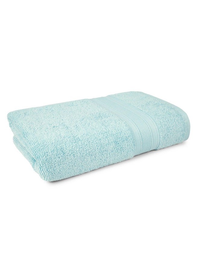 Trident Soft Comfort Air Rich 100% Cotton Towels for Bath, 500 GSM Large Size Bathroom Towels for Men/Women, 1 Piece Bath Towel (69cm x 137cm), Nile Blue - Image 1