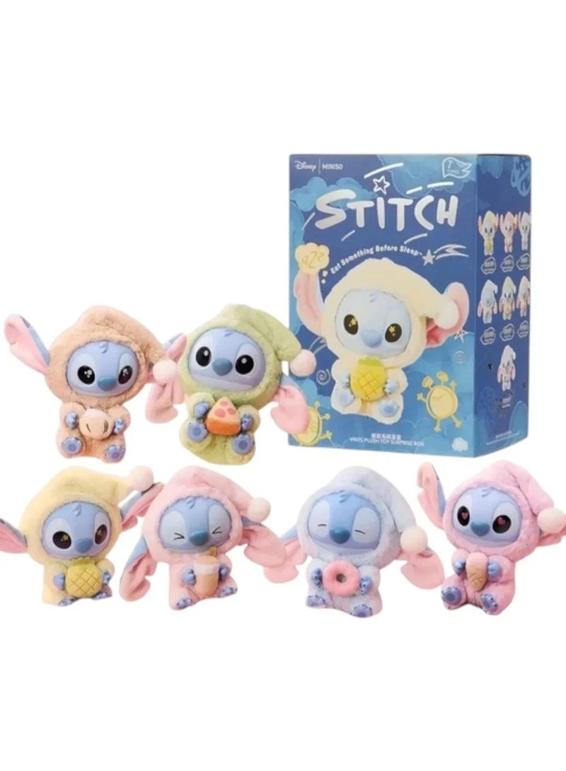 صندوق مفاجآت للأطفال، مجسم ستيتش فينيل، سلسلة "تناول شيئًا قبل" القابلة للتجميع، مجسم رائع في وضعية النوم والأكل للأطفال وهواة الجمع، هدية مفاجأة غامضة - Image 4