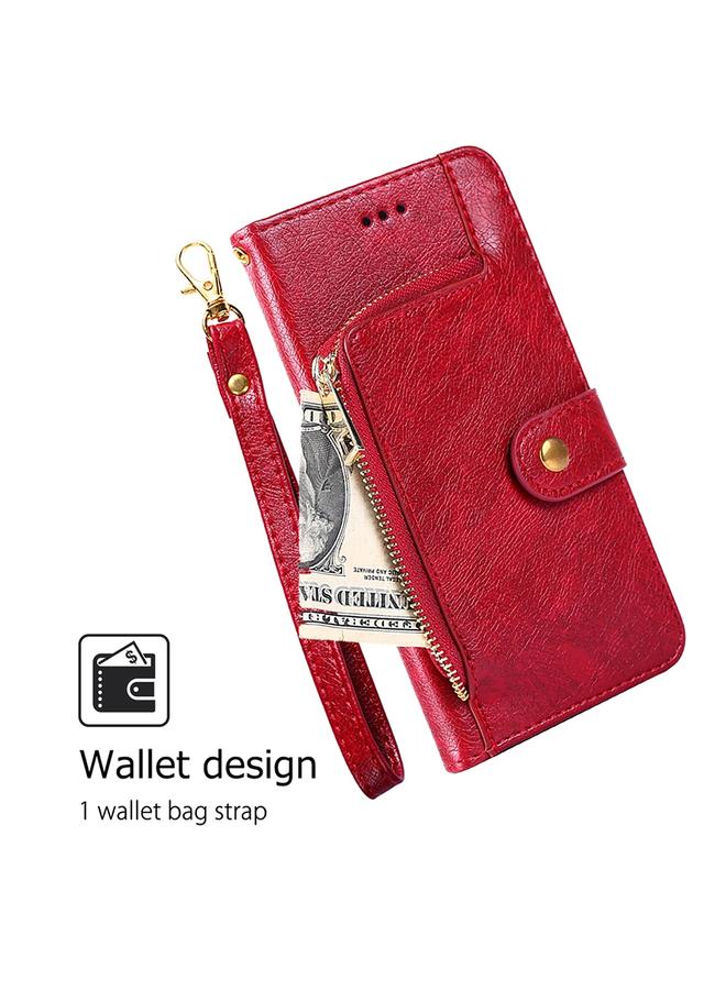 Zaboon Case For Infinix Note 40 Pro 5G Zipper Bag Leather Phone Case - Image 5