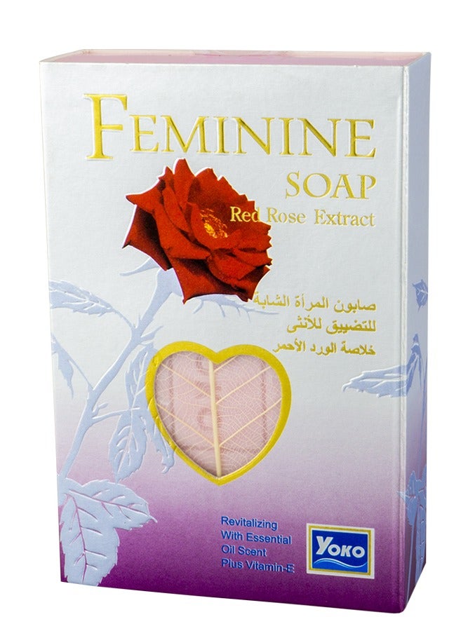 يوكو صابون نسائي بخلاصة الورد الأحمر - 80 جرام - Image 5