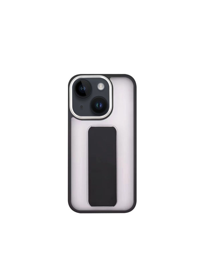 New iPhone 15 Case with Magnetic Kickstand, Black - Image 1