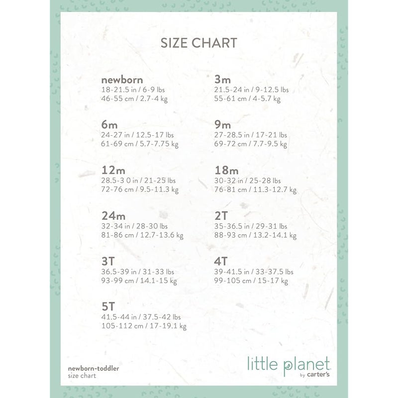 little planet by carter's Baby 2-Piece Pajamas Made with Organic Cotton - Image 5