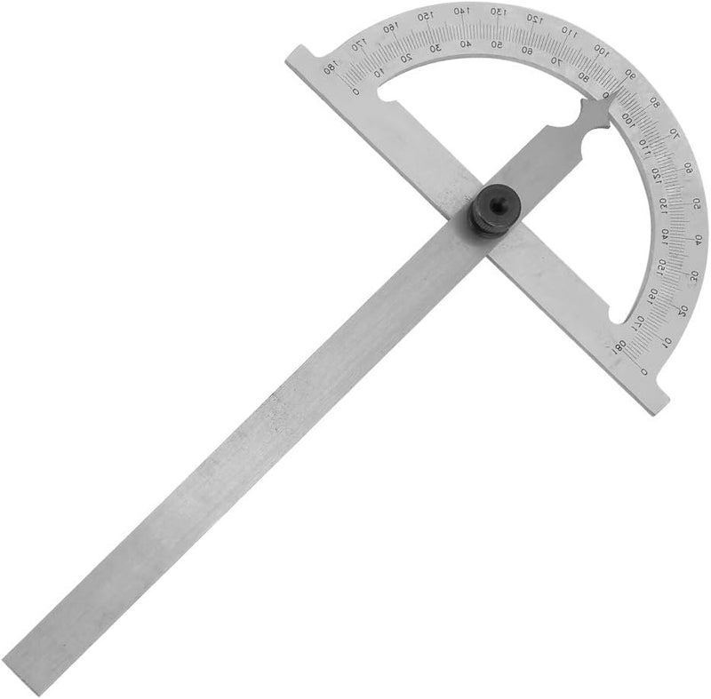 180 Degree Protractor, 80x120mm Angle Finder, Stainless Steel Practical for Measure Instrument Industrial Instrument - Image 3