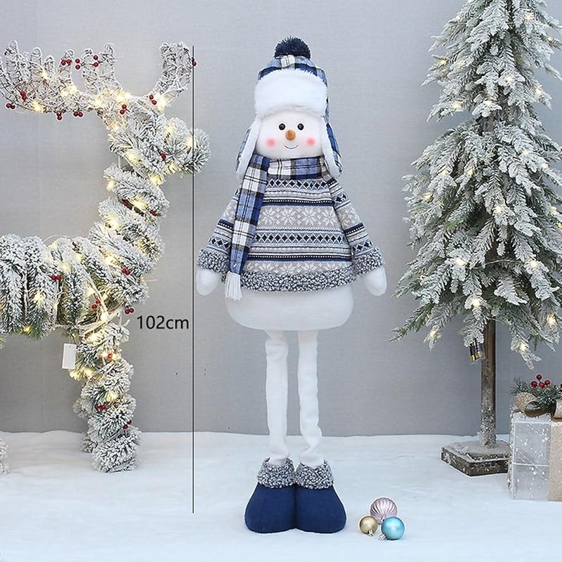 Christmas Long Legged Doll Ornament Snowman Standing Decor Yh239903 a - Image 4