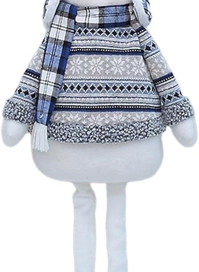 Christmas Long Legged Doll Ornament Snowman Standing Decor Yh239903 a - Image 1