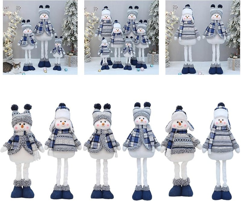 Christmas Long Legged Doll Ornament Snowman Standing Decor Yh239903 a - Image 3