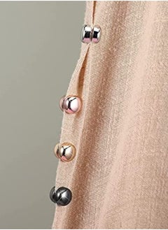MIRFA 4-piece Hijab Magnetic Pins Multifunctional Strongest Commercial Strength Colourful Scarf Small Pins for Women Round Shape  - Image 3