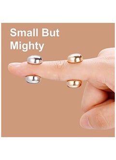 MIRFA 4-piece Hijab Magnetic Pins Multifunctional Strongest Commercial Strength Colourful Scarf Small Pins for Women Round Shape  - Image 4