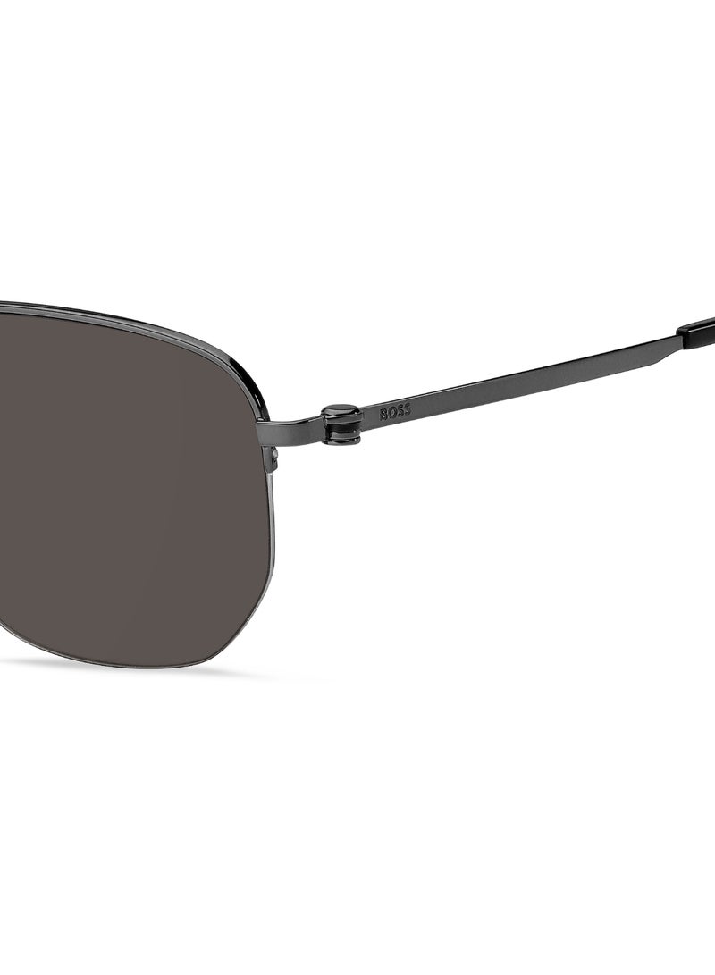 BOSS Men's UV Protection Sunglasses Boss 1538/F/Sk Grey 47.8 - Lens Size: 57 Mm - Image 4