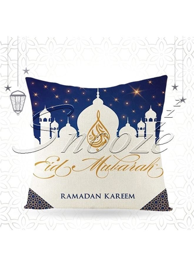 سنوز كوشن رمضان- جولد ستارز، 45*45 سم,عبوه قطعه واحده  - Image 1