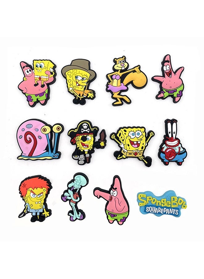12PCS Crocs Shoe Decoration Charms,  Series Charms Shoes Charm for Crocs Hole Hole Shoe, for Kids Boys Girls Men Women Party Supplies - Image 3