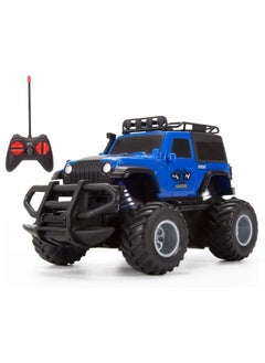 Swift 1:43 Scale RC Car Mini Remote Control Car Led Light High Speed Off-Road Jeep 2.4Ghz Fast Vehicle Hobby Toys for Boys Kids Gift Blue  - Image 1