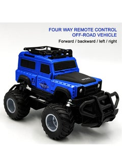 Swift 1:43 Scale RC Car Mini Remote Control Car Led Light High Speed Off-Road Jeep 2.4Ghz Fast Vehicle Hobby Toys for Boys Kids Gift Blue  - Image 3