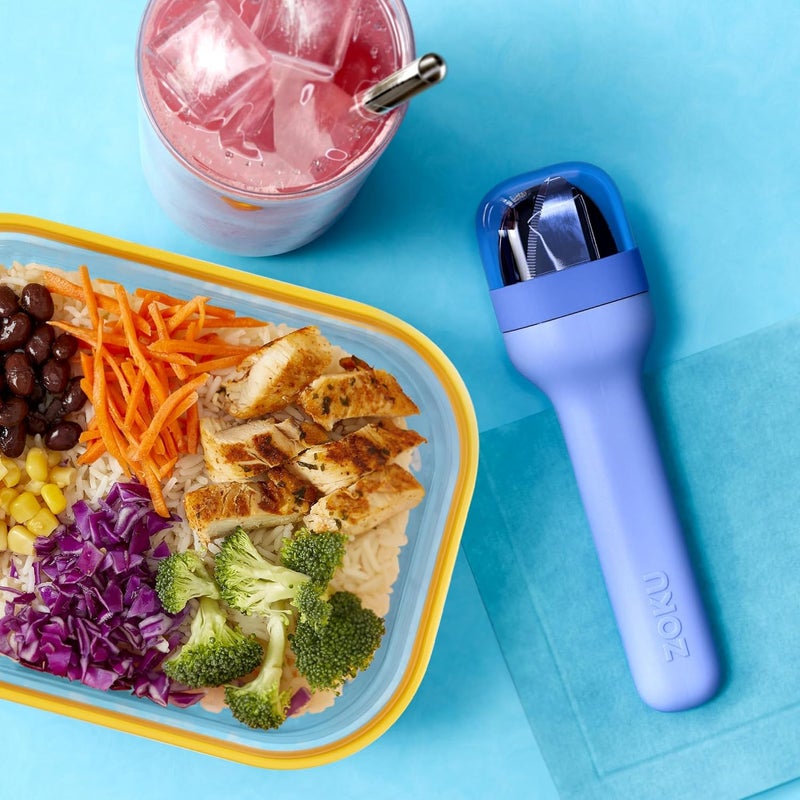 Zoku Pocket Reusable Utensil Set, Blue - Image 2