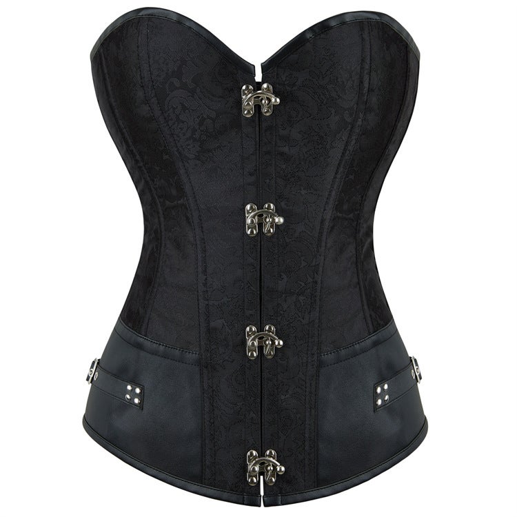 New Gothic Retro Court Bamped Body Top Temu Source - Image 2
