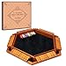 TooyBing Upgraded 16 Players Shut The Box Dice Game Wooden Board Table Family Game for Kids and Adults with 16 Dice Classic Tabletop Math Game for Pub Classroom Party Gift for Christmas Birthday - Image 4