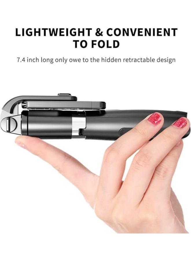 2-in-1 Selfie Stick & Mini Tripod – Lightweight and Durable with Detachable Wireless Remote – Ideal for Travel and Daily Use - Image 2