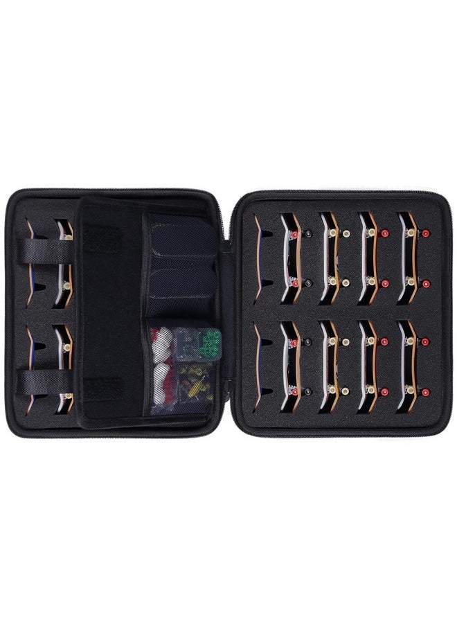 Aenllosi Hard Case For 36Pcs Fingerboards,Large Capacity Holder For Mini Finger Skateboards Toy,Compatible With Grip Tapes,Bearing Wheels,Trucks & Decks(Black,Case Only)  - Image 1
