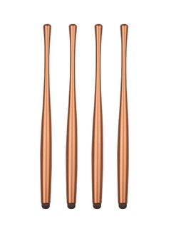 NIBEMINENT Capacitive Stylus Pens With Tips Slim Waist Sensitive Touch Screen Gold  - Image 1