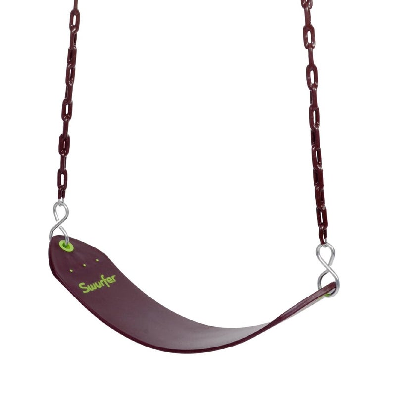 Swurfer Tree Outdoor Swing Set Swings Playground Swing Seat Replacement Swing Set Accessories Easy Installation Comfortable Heavy Duty Rubber Coated Chains Weather Resistant Ages 4 and Up - Image 3