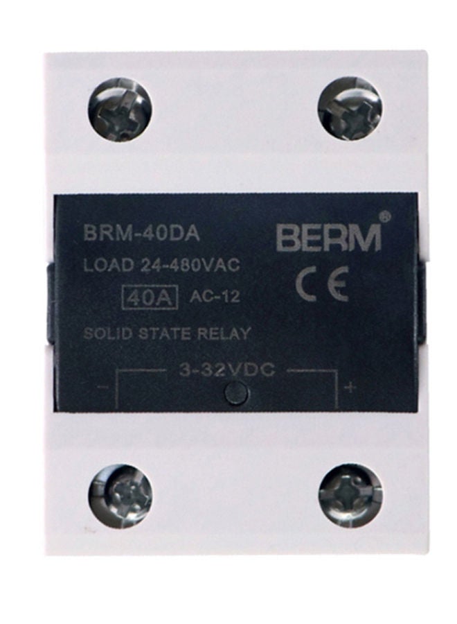 NIBEMINENT Single Phase Solid State Relay Silver/Black - Image 1