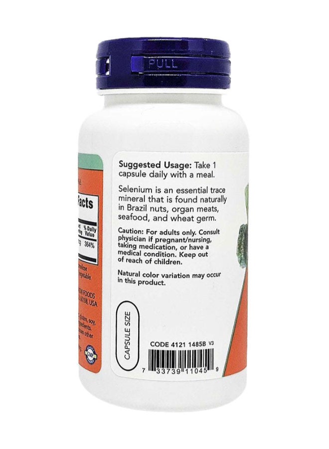 now Selenium 200 mcg Capsules 90's - Image 4