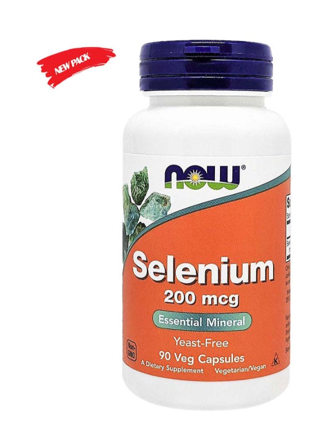 now Selenium 200 mcg Capsules 90's - Image 2