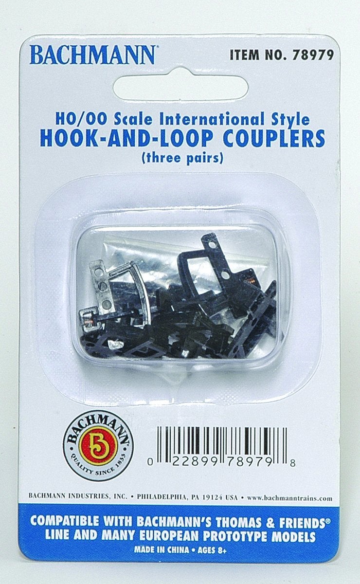 Bachmann Trains HOOK AND LOOP COUPLERS 3 pairpack Appropriate for Most Thomas Friends Engines and Rolling Stock HO Scale - Image 2
