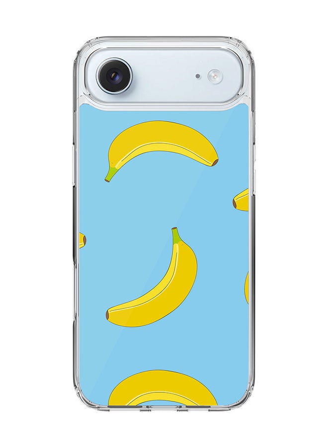 Stylizedd Classic Clear MagSafe Case for iPhone 17 Air , Hybrid Soft Case Flexible Edges Anti Drop TPU PC Gel Thin Transparent Cover [ Designed for iPhone 17 Air ] - Rolling Bananas Full Print