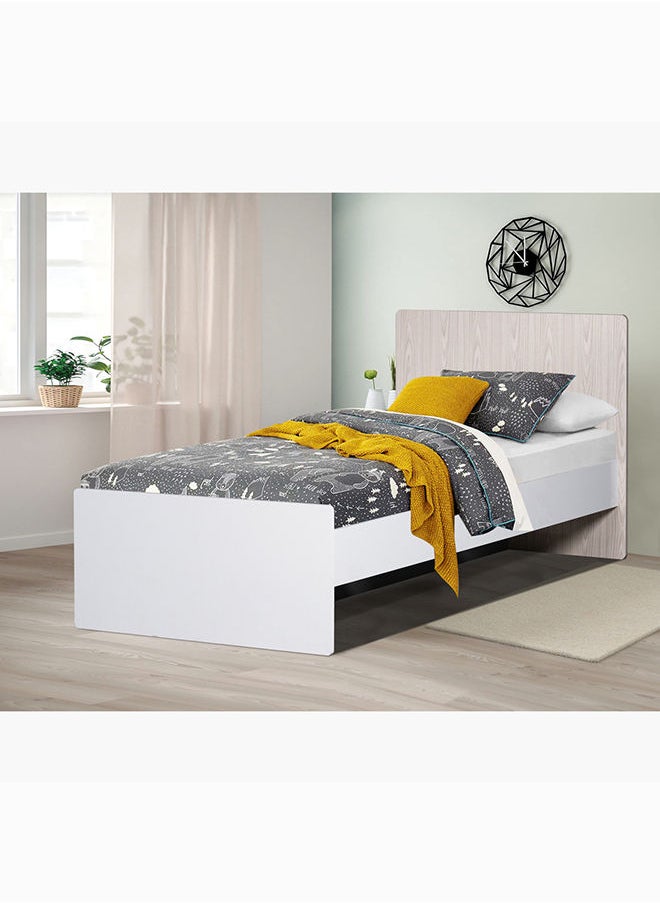 Home Box - Vanilla Single Bed 194 x 90 x 100 cm, Mattress Size - 90x190cm - Image 1