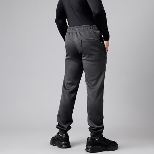 MuscleBlaze Squat-Proof Mid Rise Joggers for Men, Lower for Gym & Sports (Anthracite Grey), Medium - Image 3