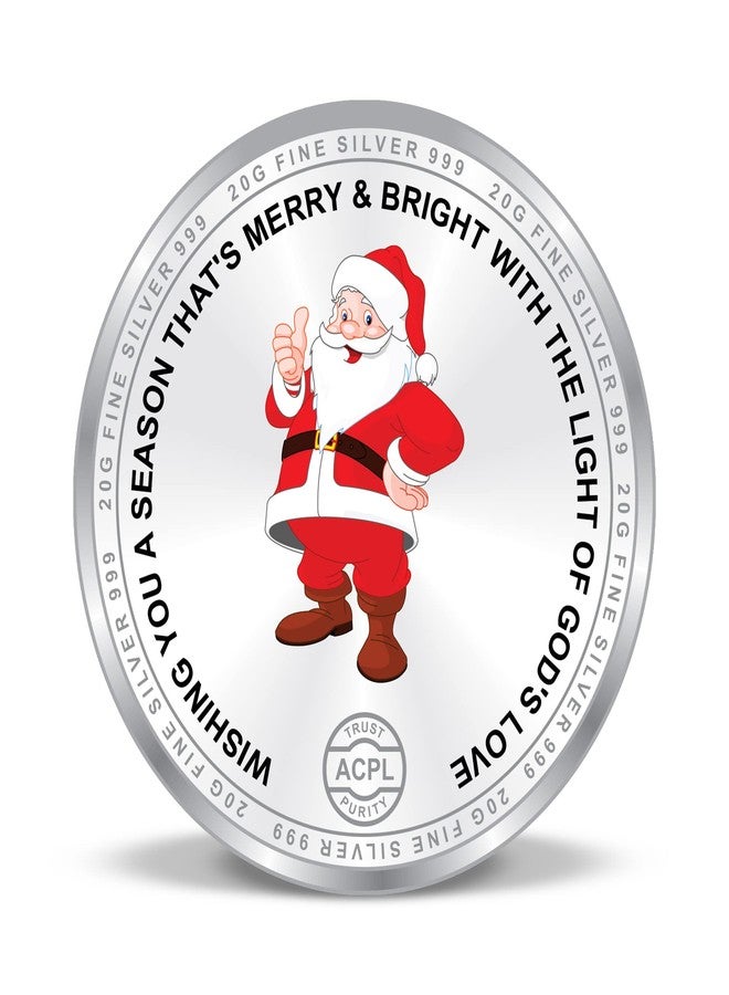 ACPL Precious Moments BIS Hallmarked Silver Coin Merry Christmas 999 Pure - Image 2