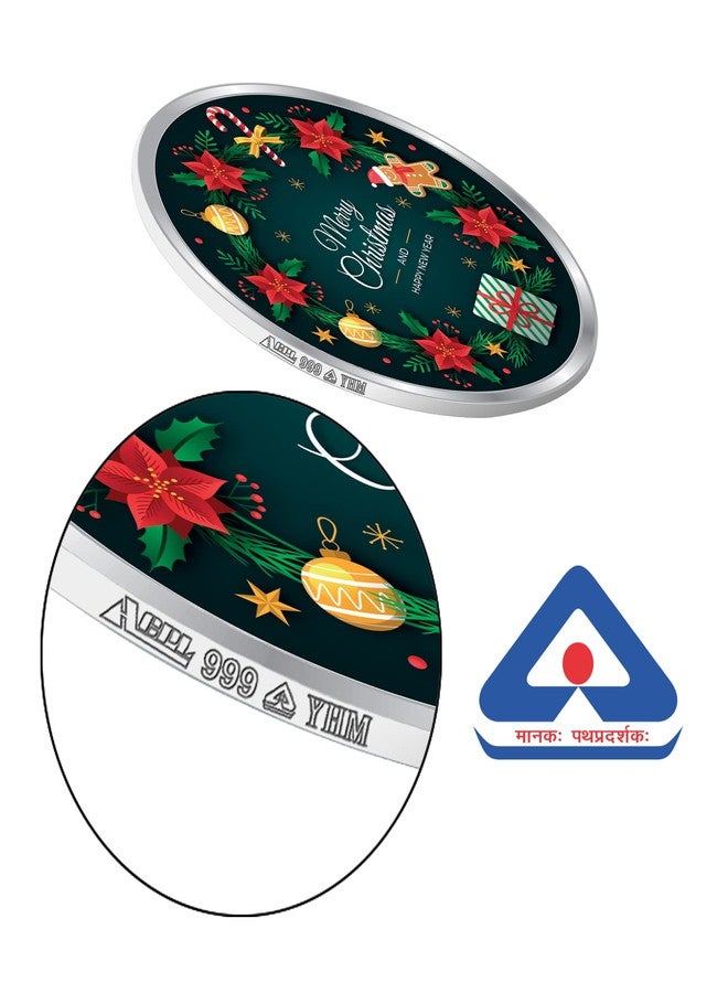 ACPL Precious Moments BIS Hallmarked Silver Coin Merry Christmas 999 Pure - Image 4