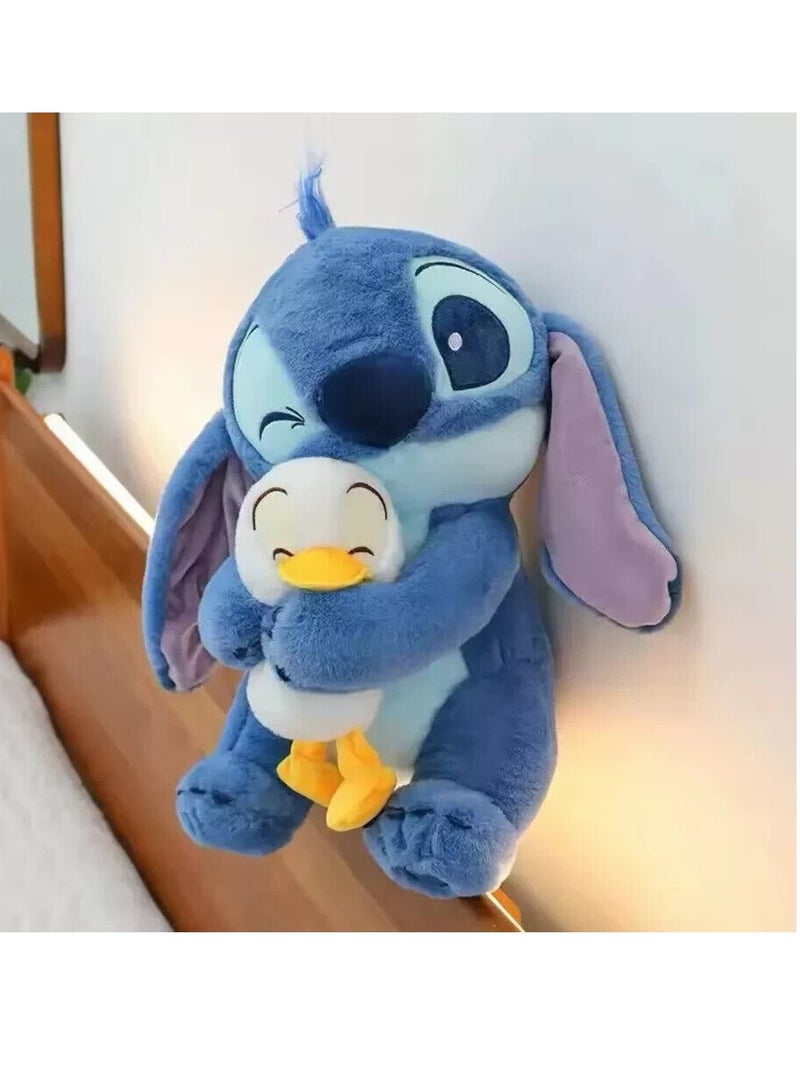Stitch Plush Dolls, 45Cm, Large Size, Pink And Blue - Beautiful And Luxurious Gift For Women And Girls, 2 Pieces