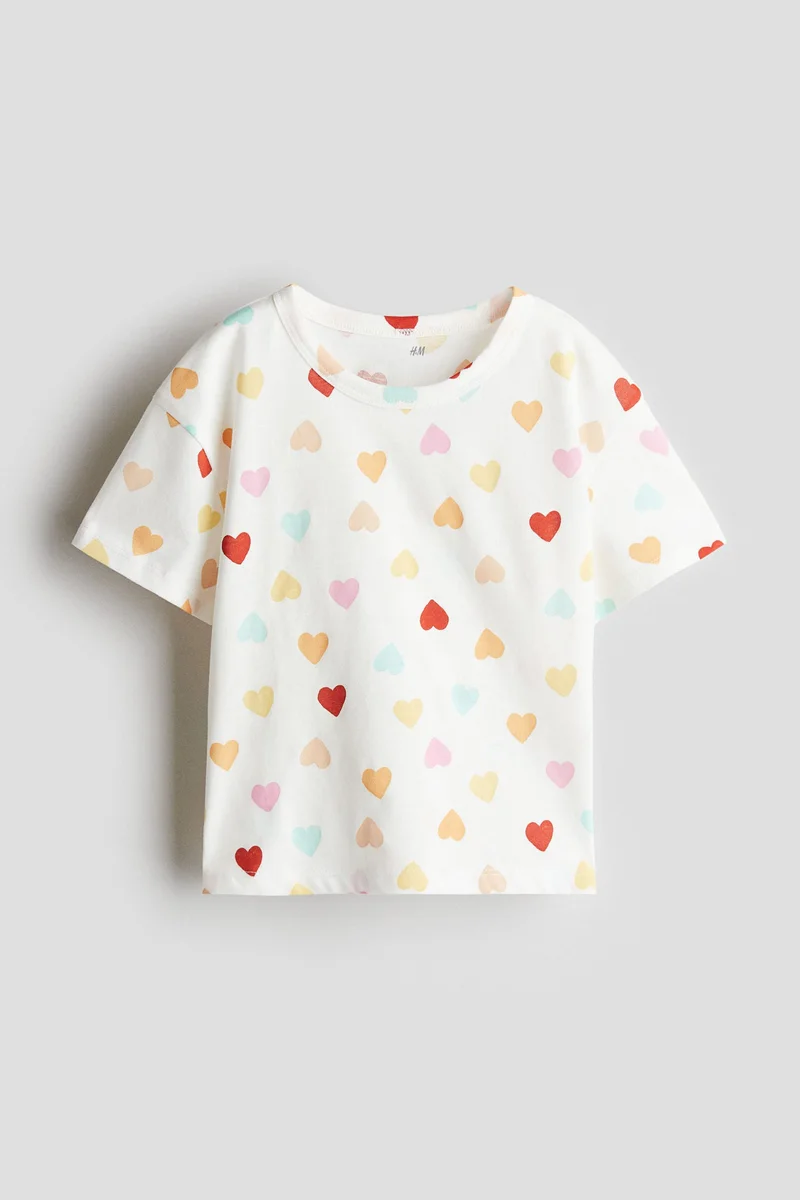 H&M Printed jersey top