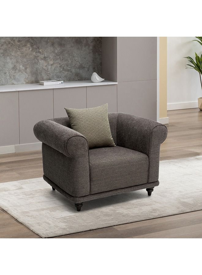 Home Box Oshawa Fabric Sofa with Cushion 86x75x109 cm - Image 1