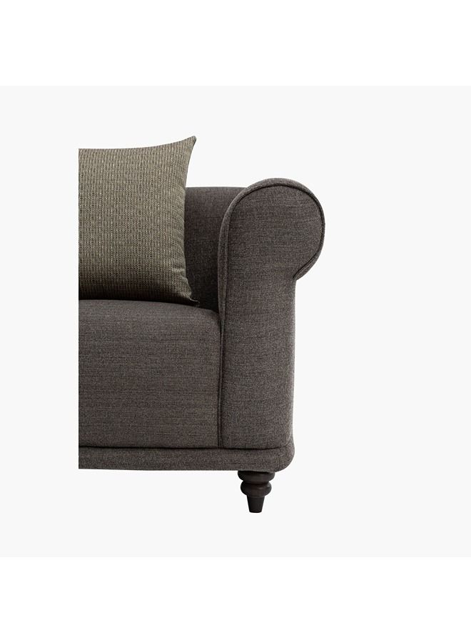 Home Box Oshawa Fabric Sofa with Cushion 86x75x109 cm - Image 4