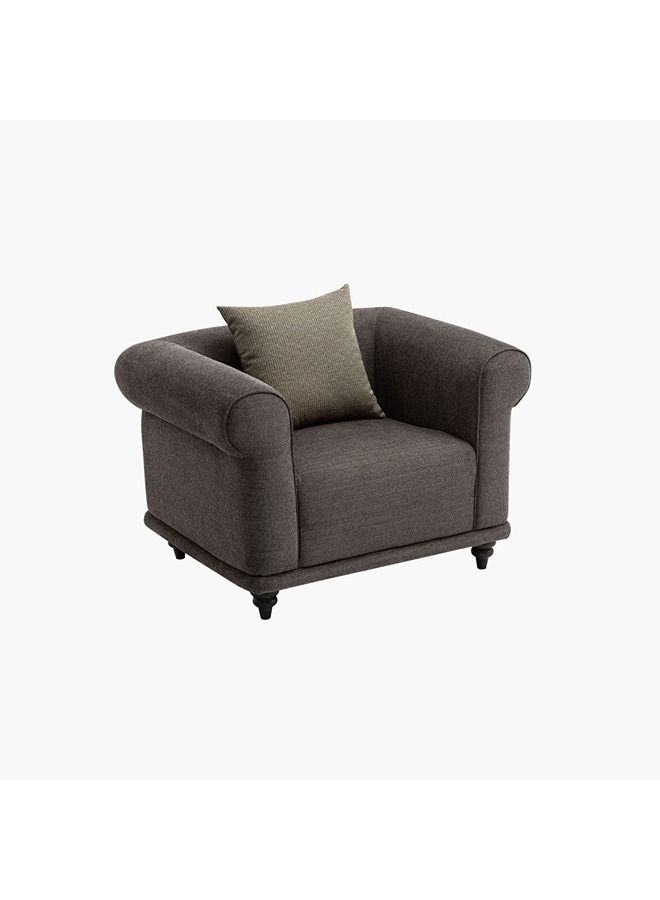 Home Box Oshawa Fabric Sofa with Cushion 86x75x109 cm - Image 3