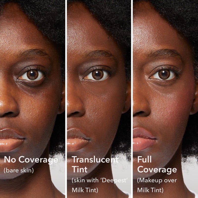 Beekman 1802 Milk Tint Face Primer SPF 43, Deepest - Oxybenzone Free - 1 oz - Tinted Mineral SPF, Makeup Primer & Moisturizer - Blends Seamlessly - Good for Sensitive Skin - Cruelty Free - Image 4