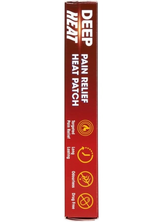 Deep Heat Pain Relief Heat Patch, Muscular Aches, Pains, Joint Stiffness (Pack of 4 Patches) - Image 2