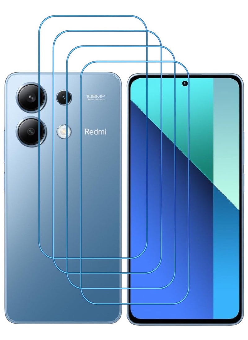 أكاليكس 4 قطع، حماية شاشة،  لهاتف  شاومي ريدمي نوت 13 ، جودة ممتازة. - Image 1