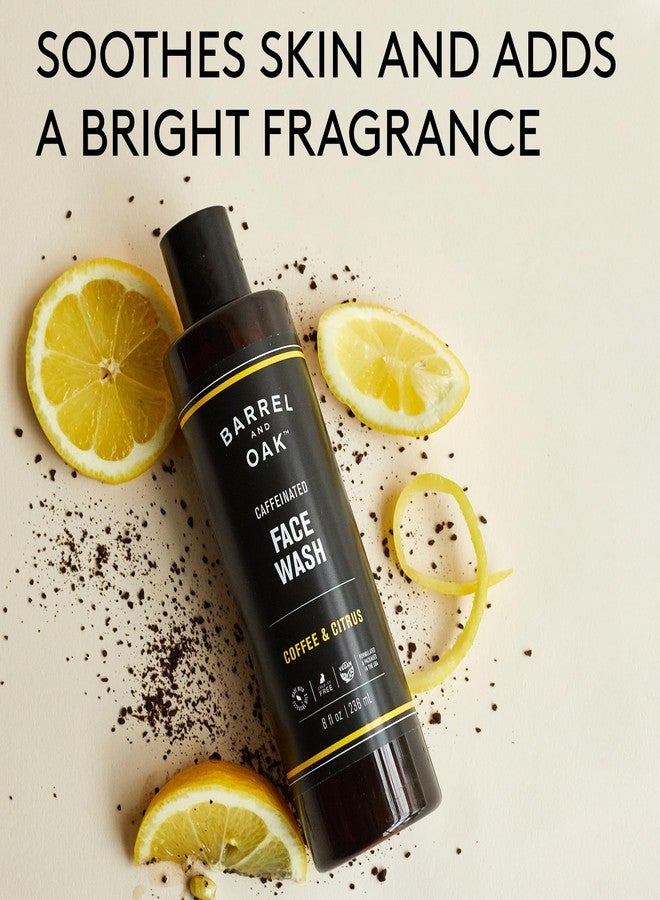 GENTLEMEN'S HARDWARE Barrel & Oak - Caffeinated Coffee & Citrus Face Wash, Men's Facial Cleanser, Removes Dead Skin, Absorbs Oil, Cleans Pores, Hydrates Skin, Vegan (Coffee & Citrus, 8 oz - Image 4