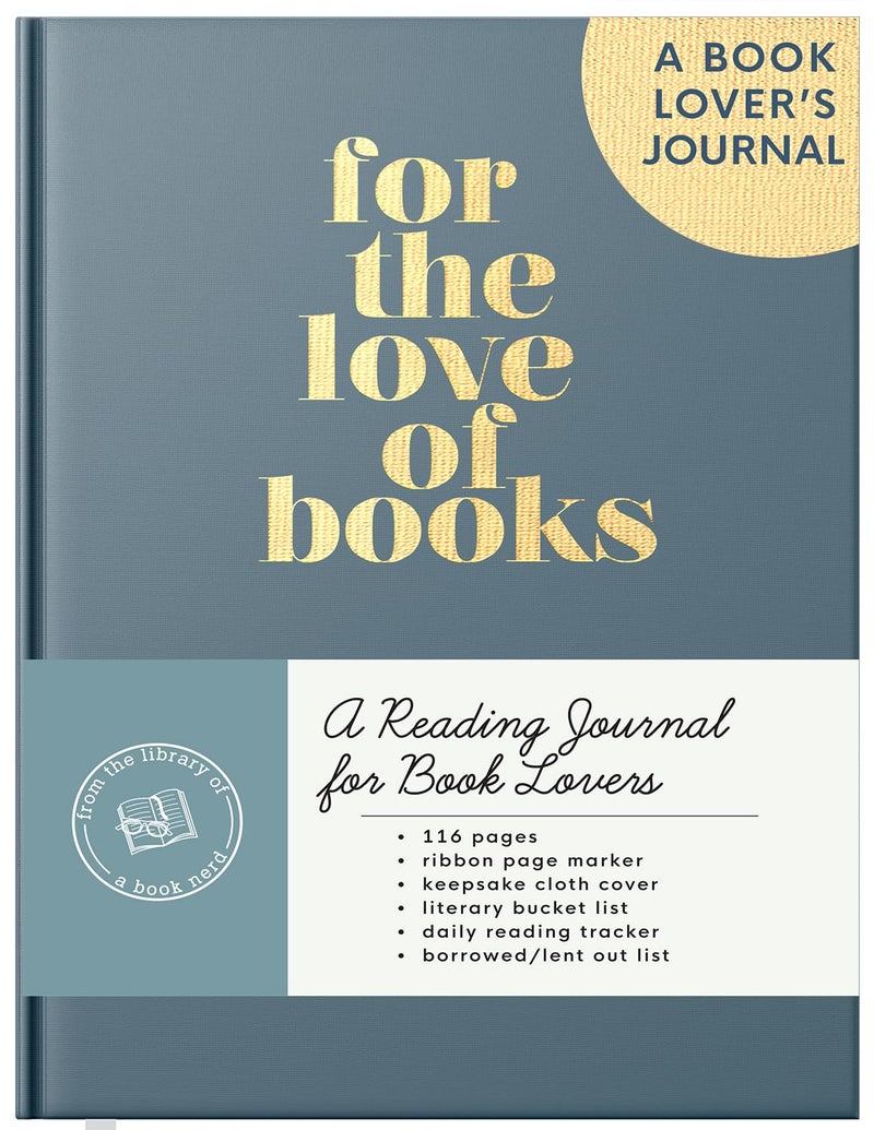 PAPER PEONY PRESS دفتر قراءة: من أجل حب الكتب، دفتر ومخطط للكتب لمحبي الكتب لتتبع وتسجيل ومراجعة - Image 1