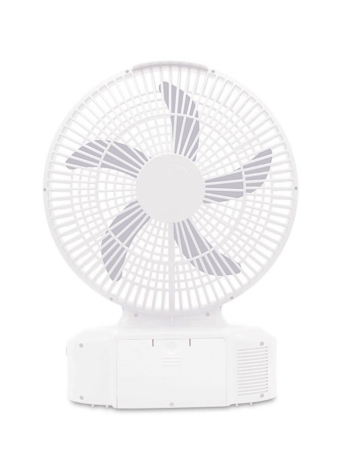 إيزي باور مروحة Easy Power EP-312 قابلة لإعادة الشحن مقاس 12 بوصة مع إضاءة ليلية وشحن بالطاقة الشمسية ومكبر صوت بلوتوث (راديو TF-USB-FM) ومروحة تيار متردد/تيار مستمر - Image 3