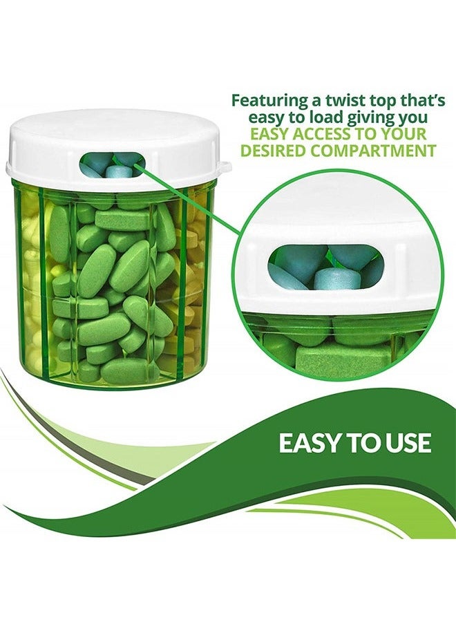 YelaJoy Nutraceutical Storage Bottle, Large Capacity, 1-Month Pill Dispenser with Anti-Mixing and Wide Opening Design, Suitable for Storing Fish Oil/Vitamins/Calcium Tablets - Image 3
