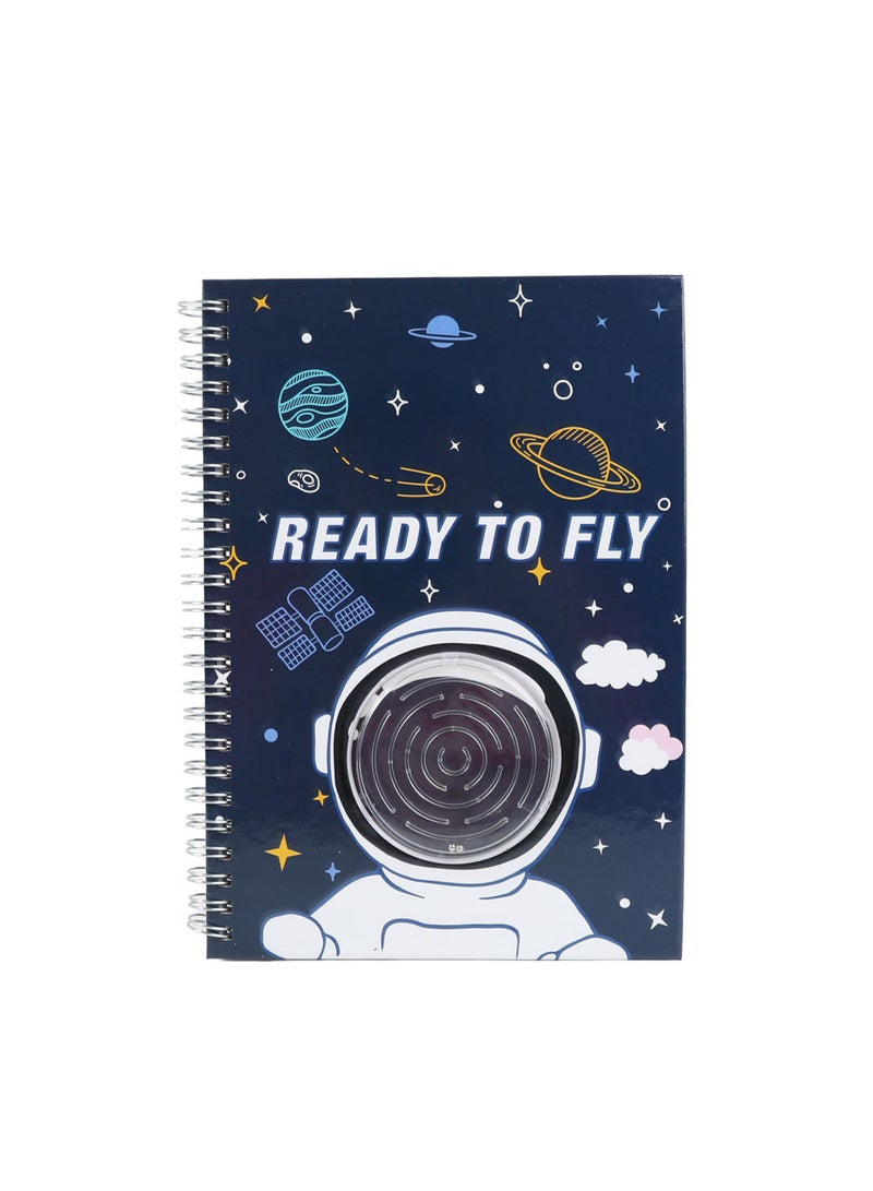Midi Cosmic Planet A5 Spiral Notebook - Ready to Fly - Image 2