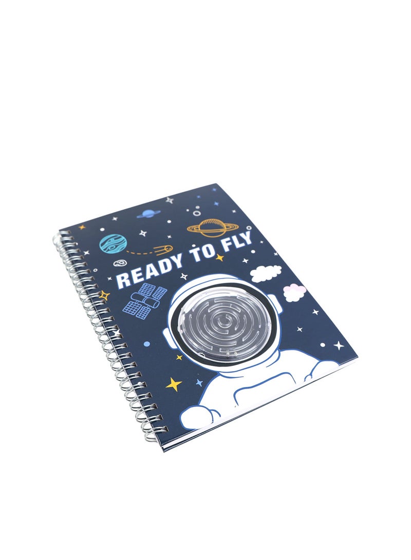 Midi Cosmic Planet A5 Spiral Notebook - Ready to Fly - Image 4