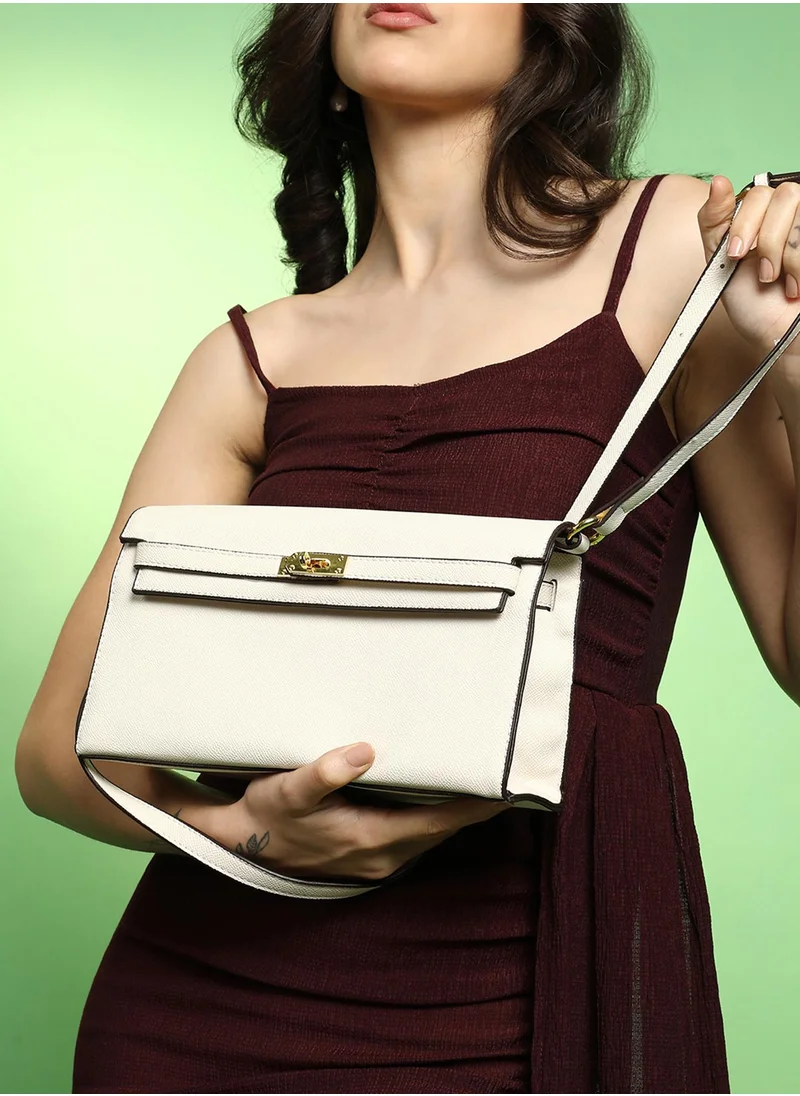 صوص هاوت The Overlap Sling Bag - Powder White