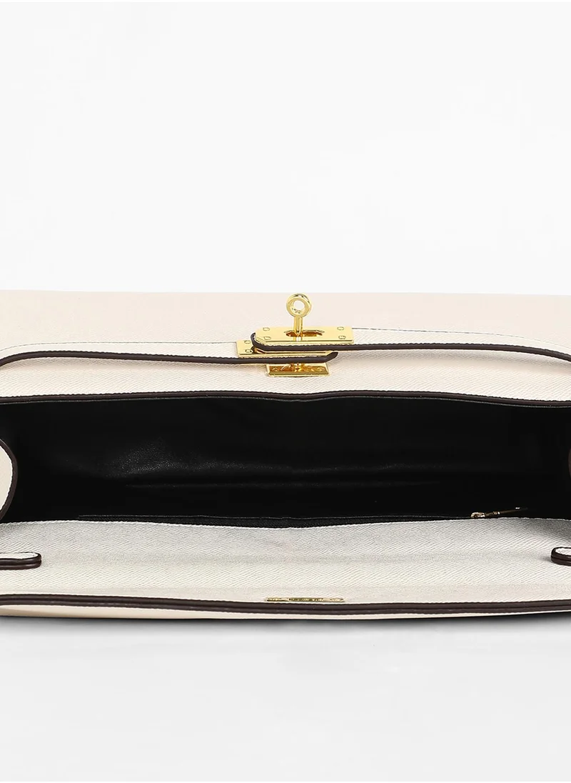 صوص هاوت The Overlap Sling Bag - Powder White